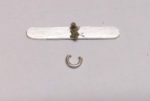 Judy Larson's Ripple Bracelet  - , Metalwork, Cutting, Cutting Tool, Cutters, Dapping, Dapping Jewelry, Filing, Finishing, Findings, Clasps, Components, Tumbling, Tumble, Tumbling Jewelry, Butane Torch, Soldering, Solder, Tools, Sweat solder the half ring in place